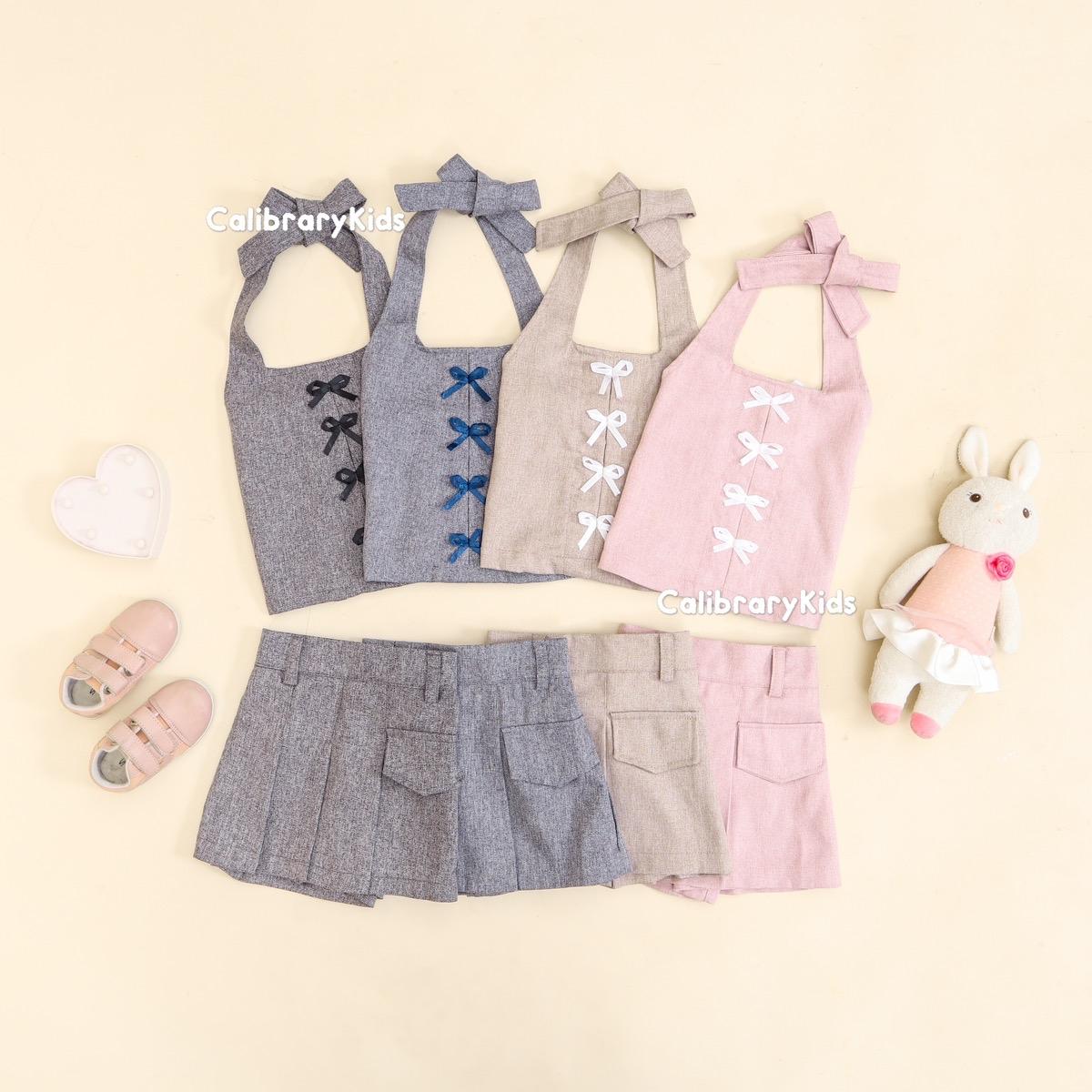 { CalibraryKids } Set Ryuta Bow | Setelan Skort anak |celana rok anak perempuan | fashion anak Cewek | Outfit anak { CalibraryKids } Set Ryuta Bow | Setelan Skort anak |celana rok anak perempuan | fashion anak Cewek | Outfit anak
