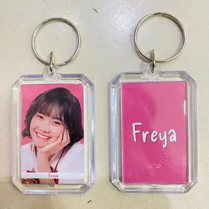 HOLOGRAM GANCI AKRILIK JKT48 LOVE LETTER KEYCHAIN GANTUNGAN KUNCI ACRYLIC UNOFFICIAL CHIKA CHIRSTY