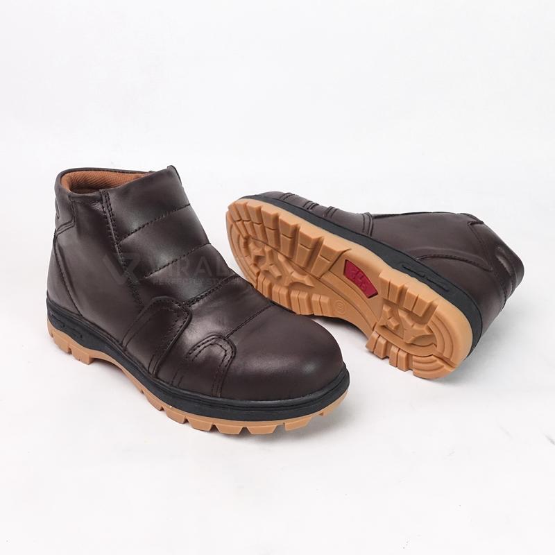 Sepatu Boot Safety Kulit Asli Pria Bikers Tiktok Shop STG-SFT Boots Karet 9
