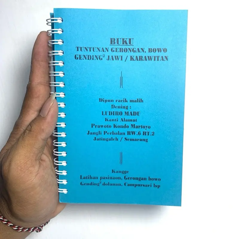 BUKU GERONGAN LUDIRA MADU / LIRIK GENDING