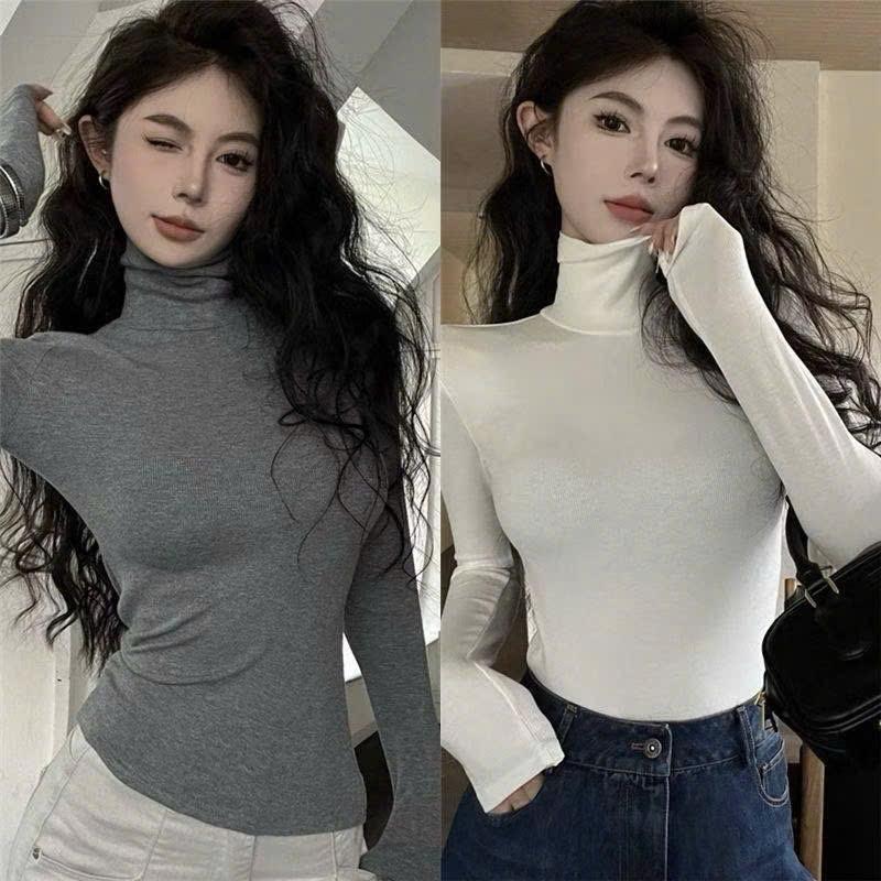  NTH BIGSIZE-Áo giữ nhiệt - áo cổ lọ dài tay giữ nhiệt cổ lọ cao 10cm co giãn lót lông mềm mịn BIGSZIE 