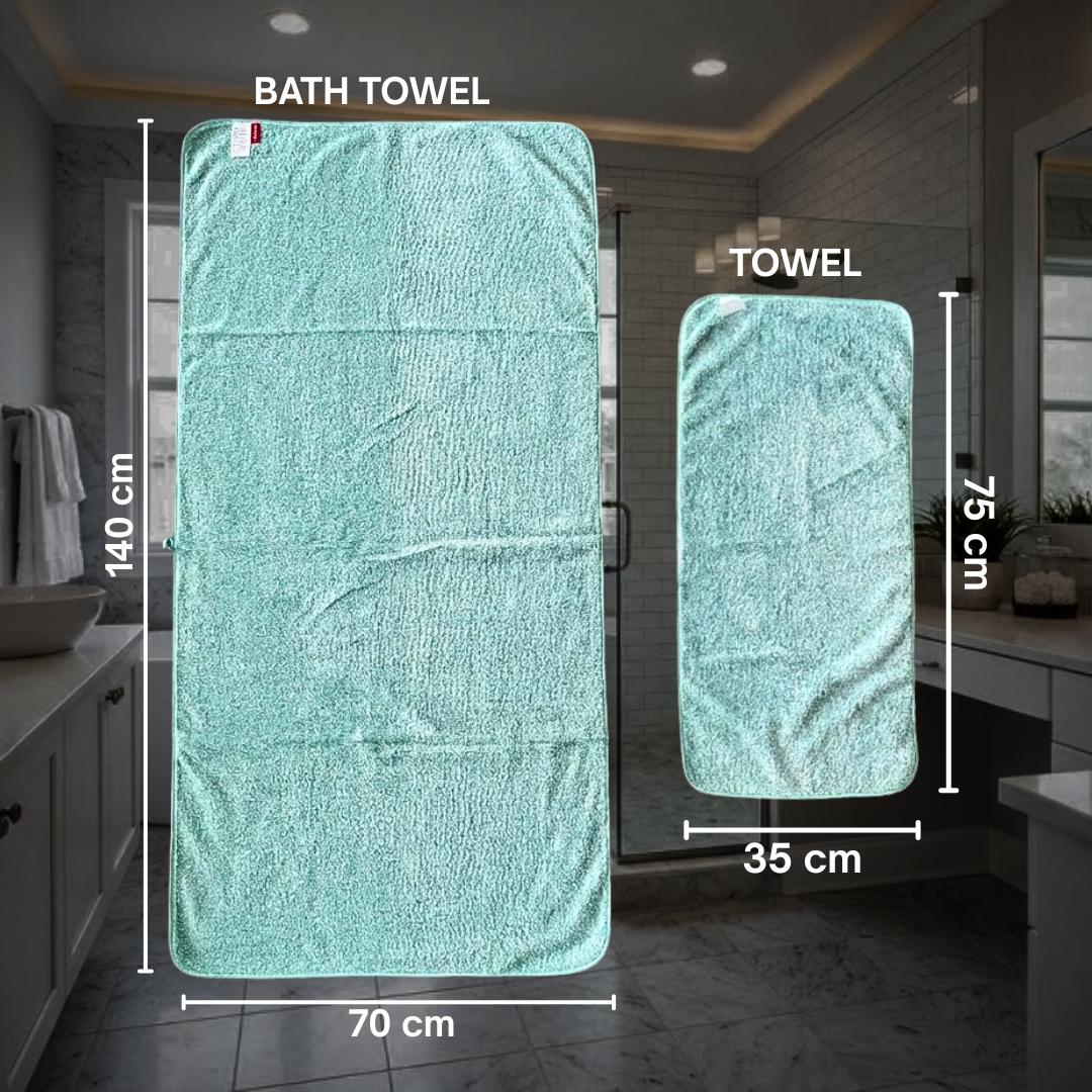 DAMU Handuk Mandi Tebal Menyerap Air Jumbo Bathtowel Microfiber Cepat Kering 70x140cm Tebal Besar DAMU Handuk Mandi Tebal Menyerap Air Jumbo Bathtowel Microfiber Cepat Kering 70x140cm Tebal Besar