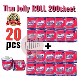 Tisu Jolly Roll (20 Roll) Tisu wajah Tissue