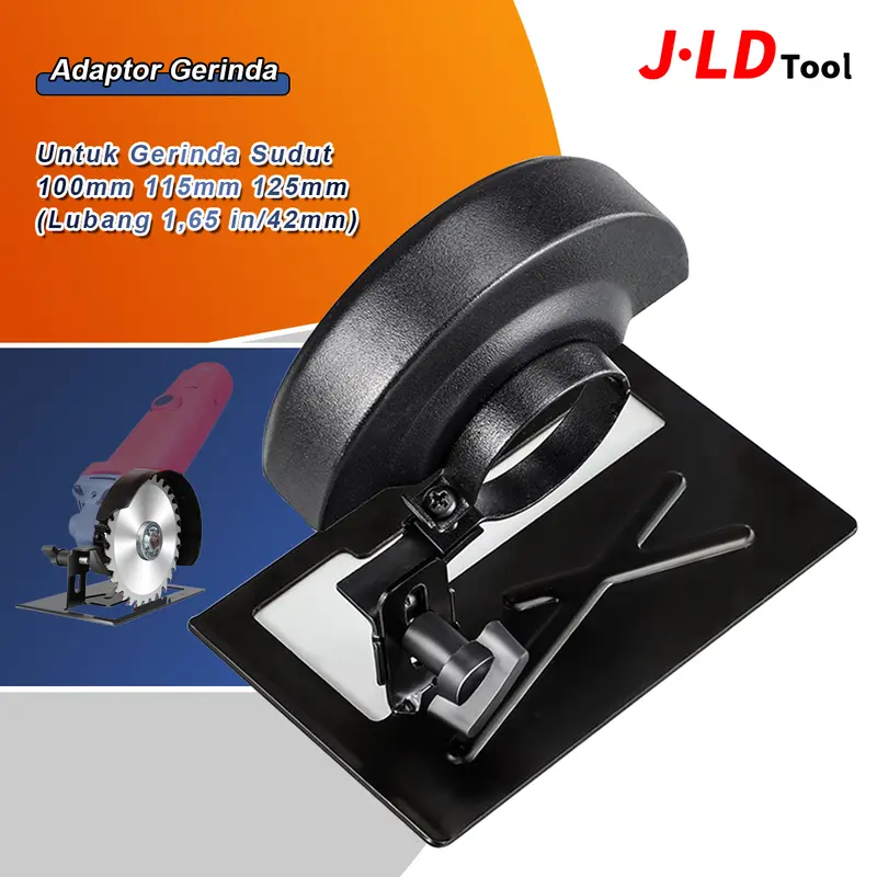 JLD Adaptor Gerinda Jadi Circular Saw Dudukan Gerinda Tangan Adjustable Angle Grinder Bracket Stand Holder multifungsi 0