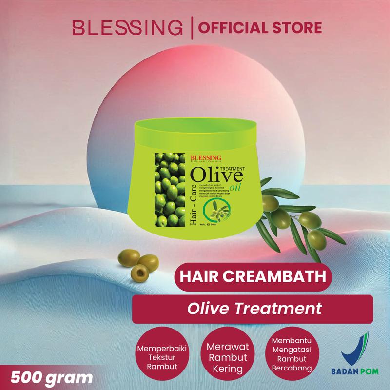 BLESSING Hair Mask Treatment 500 Gr | Masker Rambut | Hair Care Mask | Hair Treatment with Coconut Perawatan 4