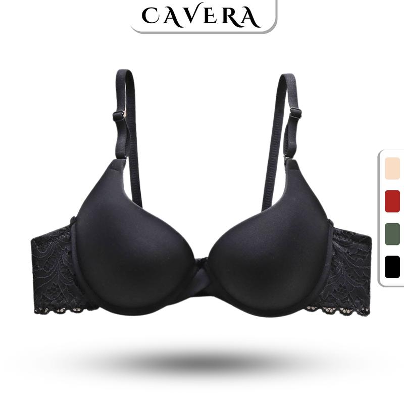 Áo ngực nữ có gọng - Áo Bra 2 dây mút vừa nâng độn ngực tôn v1 gợi cãm se xy Cavera A016 Women Tua Rua