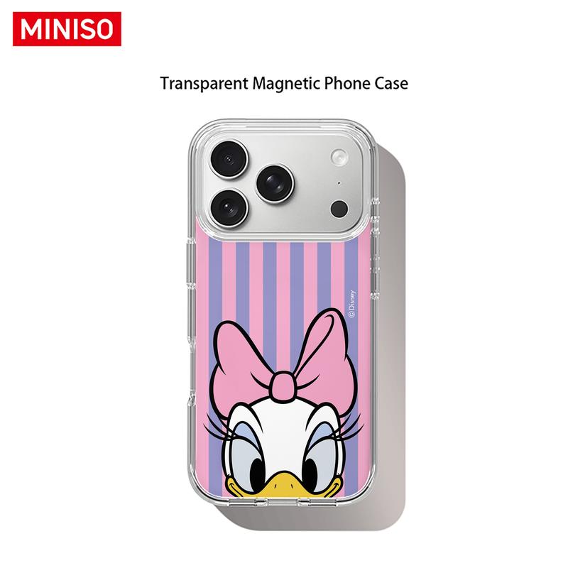Disney Daisy Duck Peekaboo Thiết kế sọc hồng và tím Hộp điện thoại từ tính…