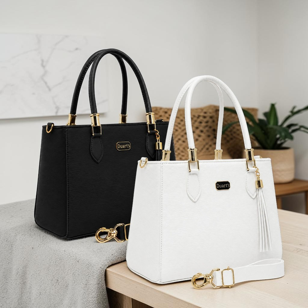 Kit 2 Bolsas Femininas Lorena Duart's Bolsa de Mão Bolsa de Ombro Elegante Grande Tendência 2026
