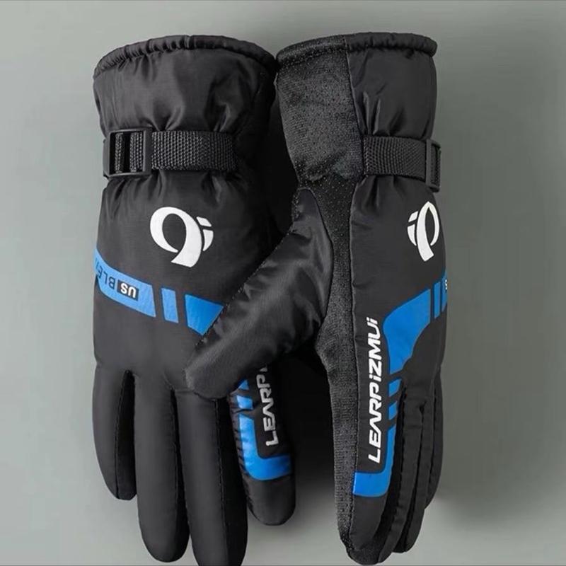 Găng Tay Phao Nam Đi Xe Máy Chống Thấm Nước - Chống Trượt- Giao Màu Ngẫu Nhiên