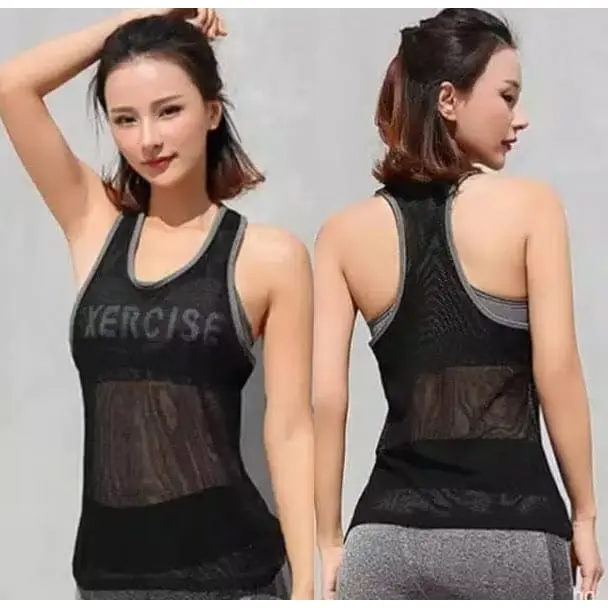 Tanktop Bra Olahraga Tanktop Atletic Ada Busa/Cup  YN 012