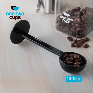 One Two Cups Sendok Takar Tamper Kopi Plastik 2 in 1 Measuring Spoon and Coffee Tamping