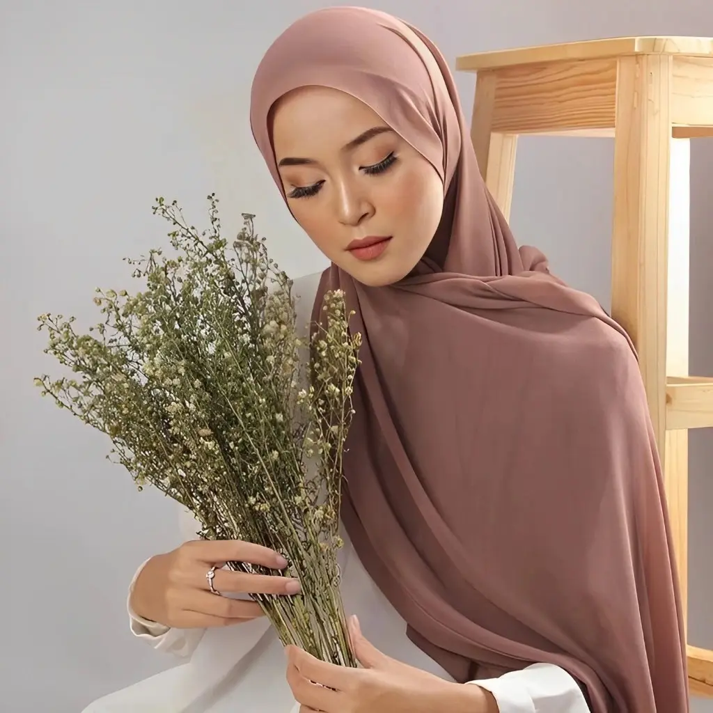cuci gudang hijab pasmina hijab segi empat hijab instan bahan ceruty babydoll Cantik Pashmina Kerudung Wanita Muslim