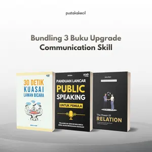 Paket Murah 3 Buku Communication Skill: Public Speaking, Relasi & Teknik Berbicara | Meningkatkan Komunikasi dan Kepercayaan Diri - Yash Media