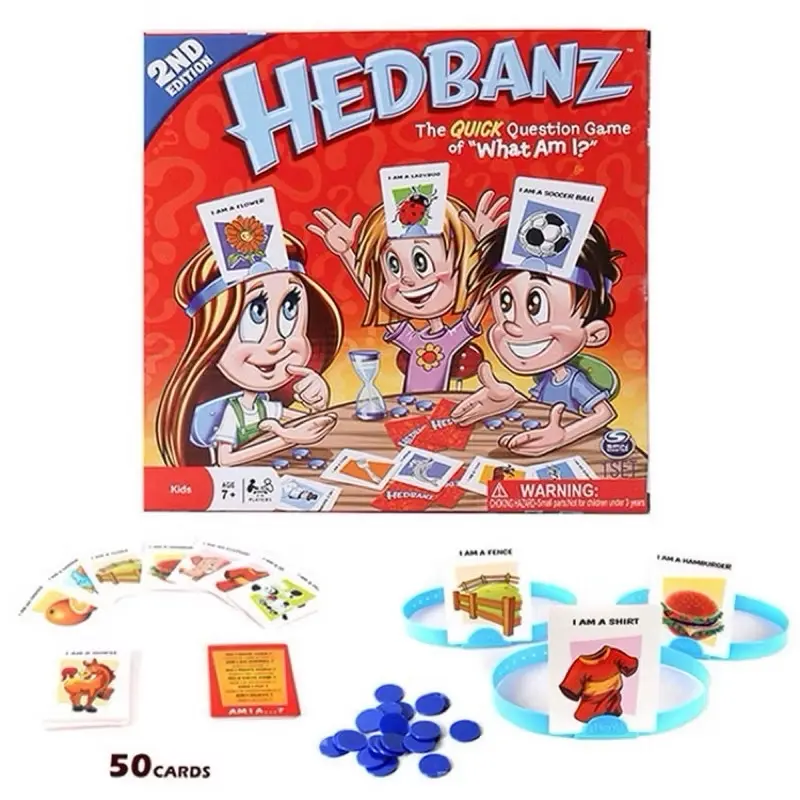 Hedbanz Game + Mainan Edukasi Anak + Guessing Game + Education Toys + Family Game + Kids Toys + Party Game