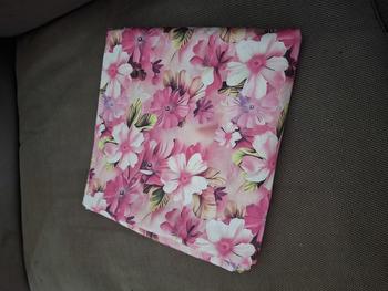 Product Review of 2.0 KAIN PASANG SATIN EMBOSS EXCLUSIVE NEW COLLECTION 2025 from l**2 1