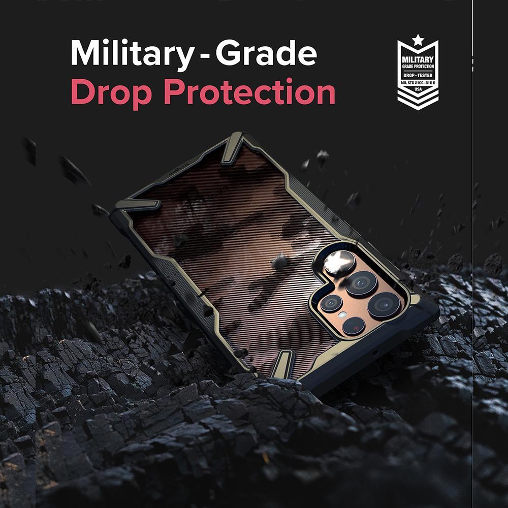 Case Samsung Galaxy S22 Ultra / Plus Ringke Fusion X Anti Crack Casing