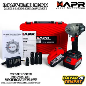 Raja impact wrench jumbo apr ap33 pro 1800nm impek kuat mobil motor mesin truck xapr