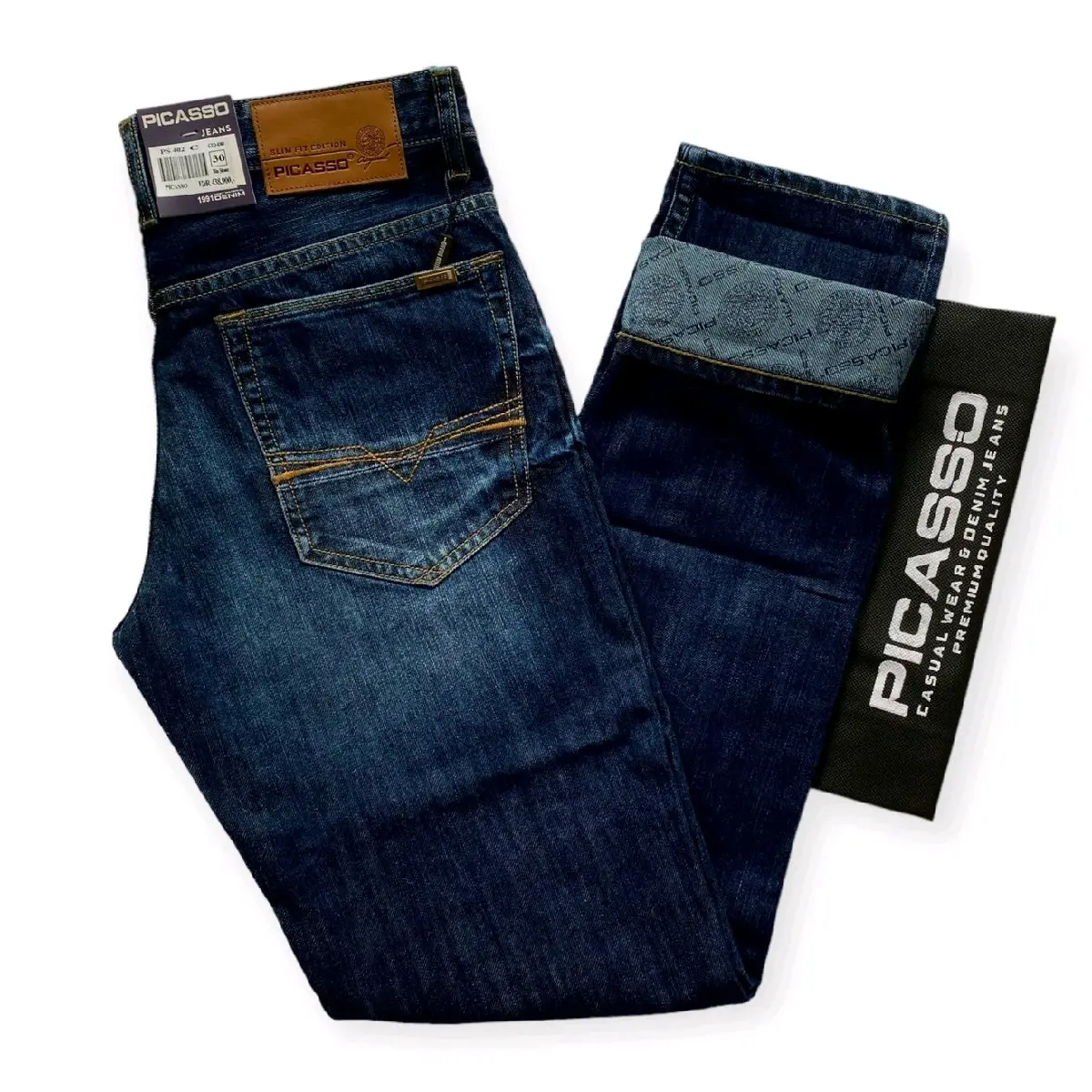 Celana Jeans Pria PICASSO DENIM - Jeans Pria  Straight Fit - Series Biowos