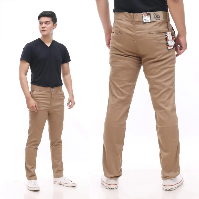 celana panjang chinos impor premium Distro Pria  Katun Stretch 3