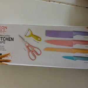 Pisau SULTAN Dapur Set 6 in 1 Bahan Stainless Steel PREMIUM Anti Lengket Peralatan Masak Kitchenware