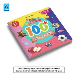 ARAFAH KIDS - (100+) My First Word - 100+ Kata Pertamaku Untuk Balita 0 1 2 3 Full Color Soft Cover