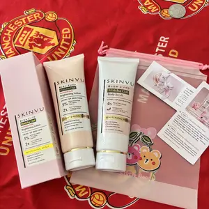 SKINVU WHITENING Glowing Set Bodycare - Body Scrub (Lulur Pemutih) & Lotion Booster (Serum Infused)