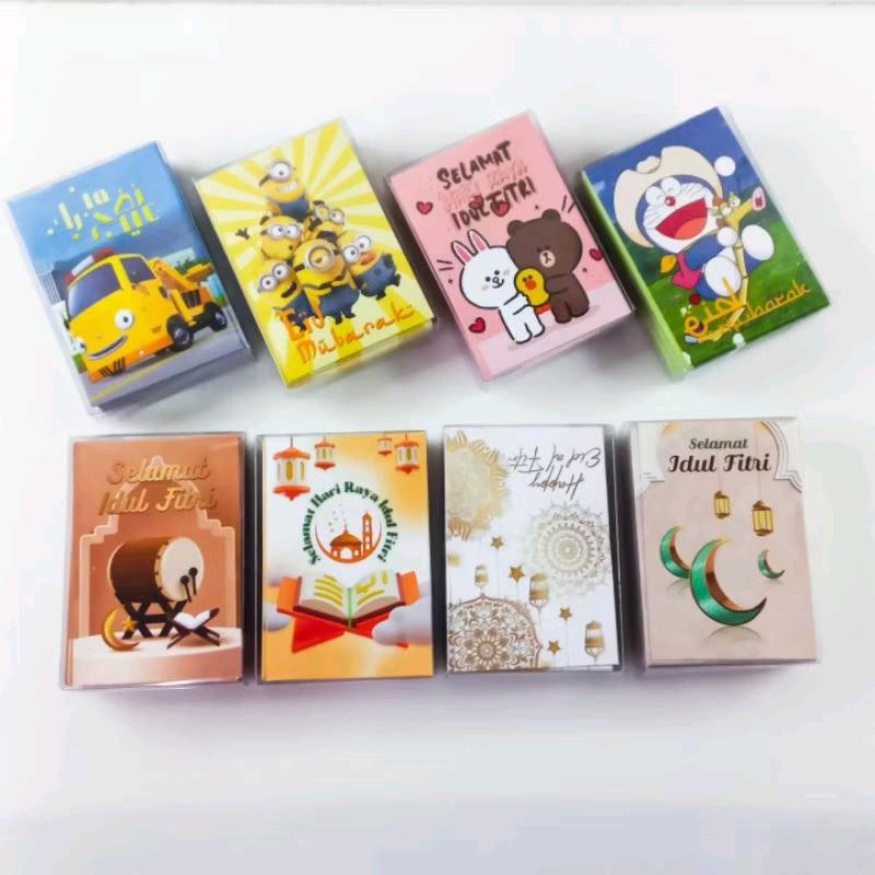 [ Isi 50pcs Pilih Motif Ready Chat Kami ] Angpau Lebaran Motif Kartun Lucu Isi 50pcs | Amplop Hari Raya Idul Fitri | Amplop Angpao Lebaran | Amplop THR Ukuran M & L Motif 2