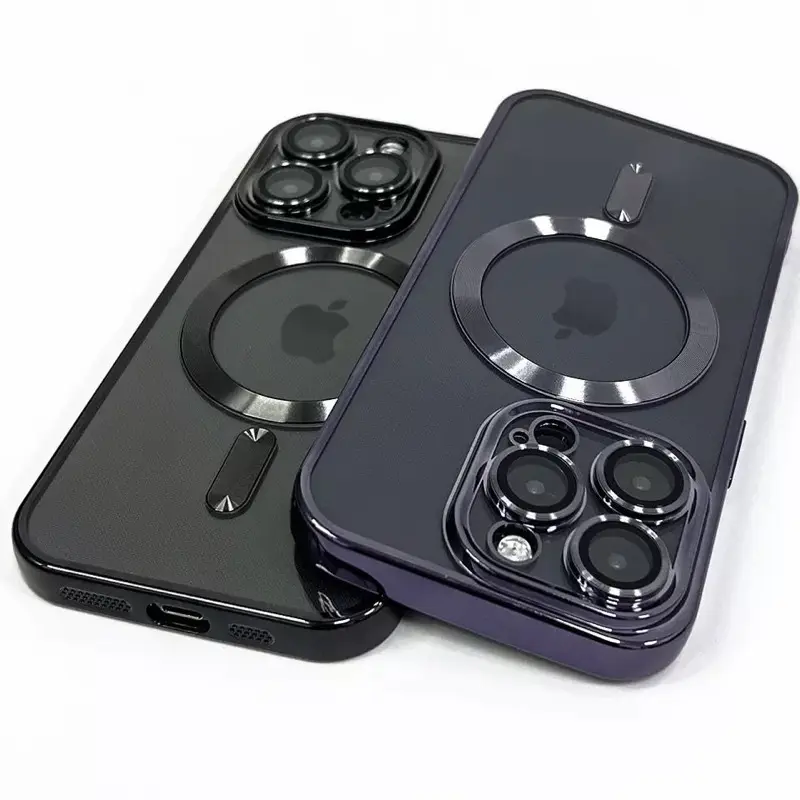 ULTRA PLATED MAGSAFE WITH LENSPRO ELECTRO METALIC Case iPhone 16 15 14 13 12 11 PRO MAX iPhone 14+ 15+ 16+ PLUS