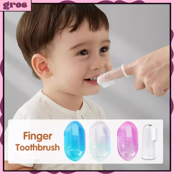 GROS Sikat Gigi Bayi Finger Tooth Brush Silikon Pembersih Mulut