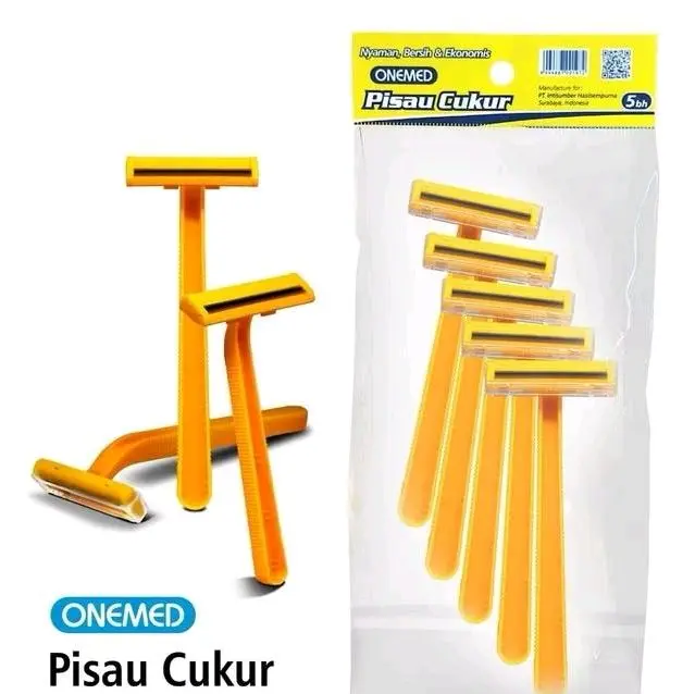 OneMed Pisau Cukur Original Serbaguna untuk Kebutuhan Rumah Tangga Sehari-hari Harga 1 PC Terbuat dari Stainless Steel Berkualitas Tinggi Tahan Karat dan Mata Pisau Tajam