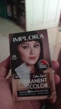 Product Review of IMPLORA New Permanent Hair Color / Cat Rambut Pewarna Bleaching Warna Alami | Paviola from T** T**r 0