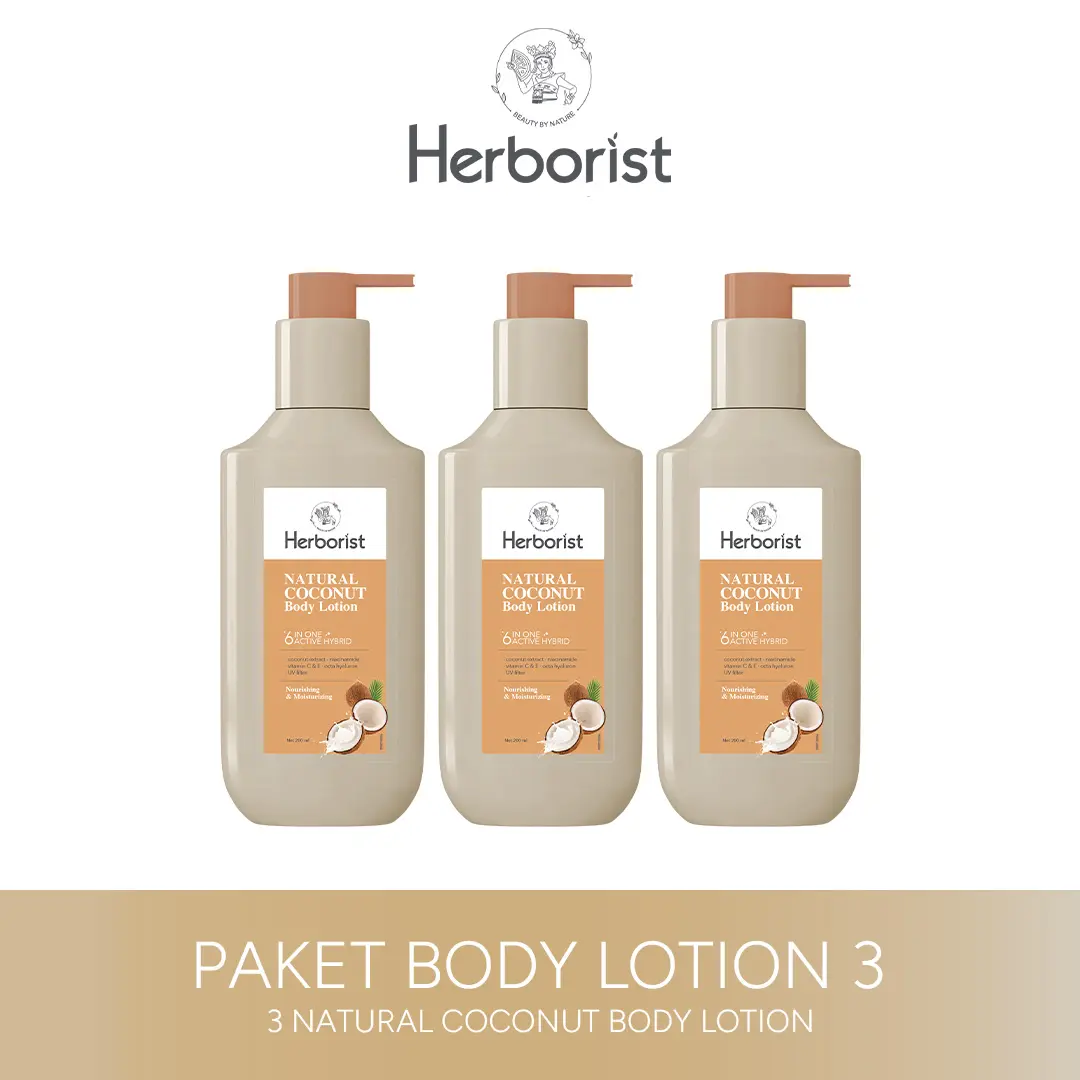 Natural Coconut 200ml (isi 3)