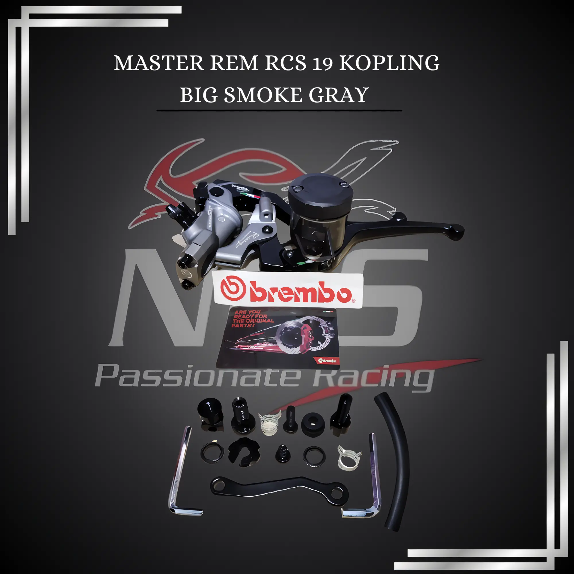 MASTER REM 81 KOPLING BREMBO RCS19 MASTER REM CORSACORTA 1tabung