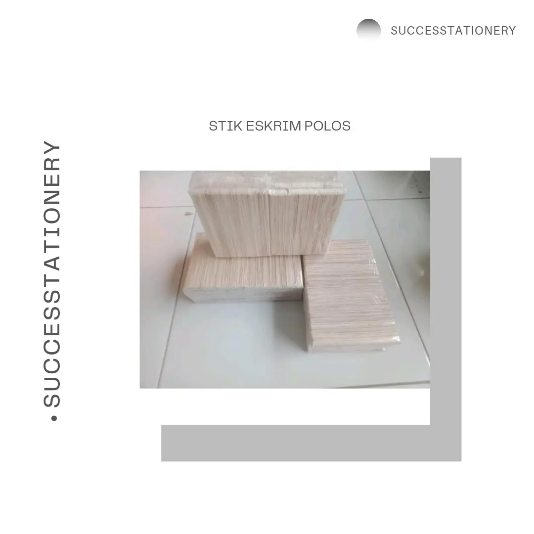 STIK ESKRIM POLOS / STIK ESKRIM SERBAGUNA (1 SET ISI 70 PCS)