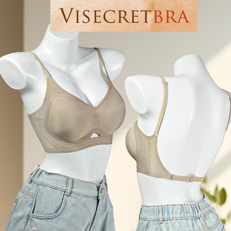 AFF-Bản Hở Lưng-Mút dày Áo Lót Bra Su Women Nữ  Có Đệm Mút Nâng Ngực Mỏng Mịn Không Lộ Viền Không Gọng Hở Lưng Voi - VN240856