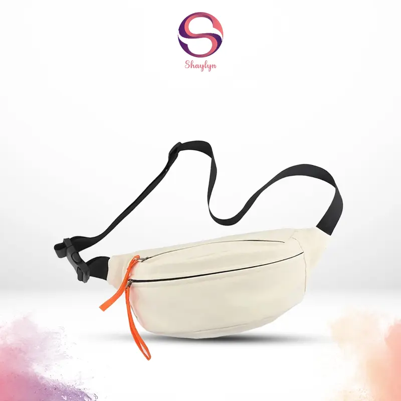Tas Pinggang Fashion Unisex Tas Waistbag Cowok Polos Minimalis Style Terbaru Termurah LW-3 0
