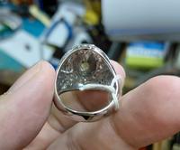 Gambar Cincin Batu Idocrase Bio Solar Aceh IDC030 Giwang Melintir Ikatan Perak Mewah Size Kantoran dari CNC phoneshop Kota Administrasi Jakarta Pusat 5 Tokopedia