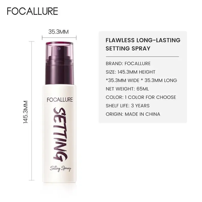 FOCALLURE Flawless Longlasting Setting Spray 5