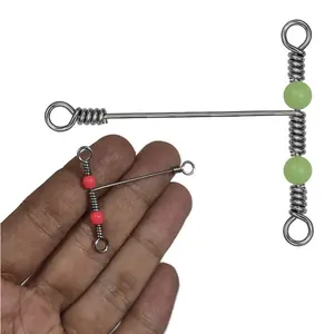 Swivel Cabang 3 Ranggung Anti Karat Anti Benggang Handmade untuk Mancing Triple Swivel Dasar Glow in The Dark Pancing Lingara