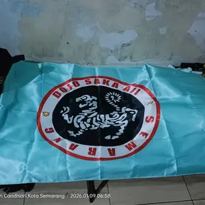 Bendera Custom full Printing ( KAIN SATIN)  Bisa Pakai Desain Sendiri