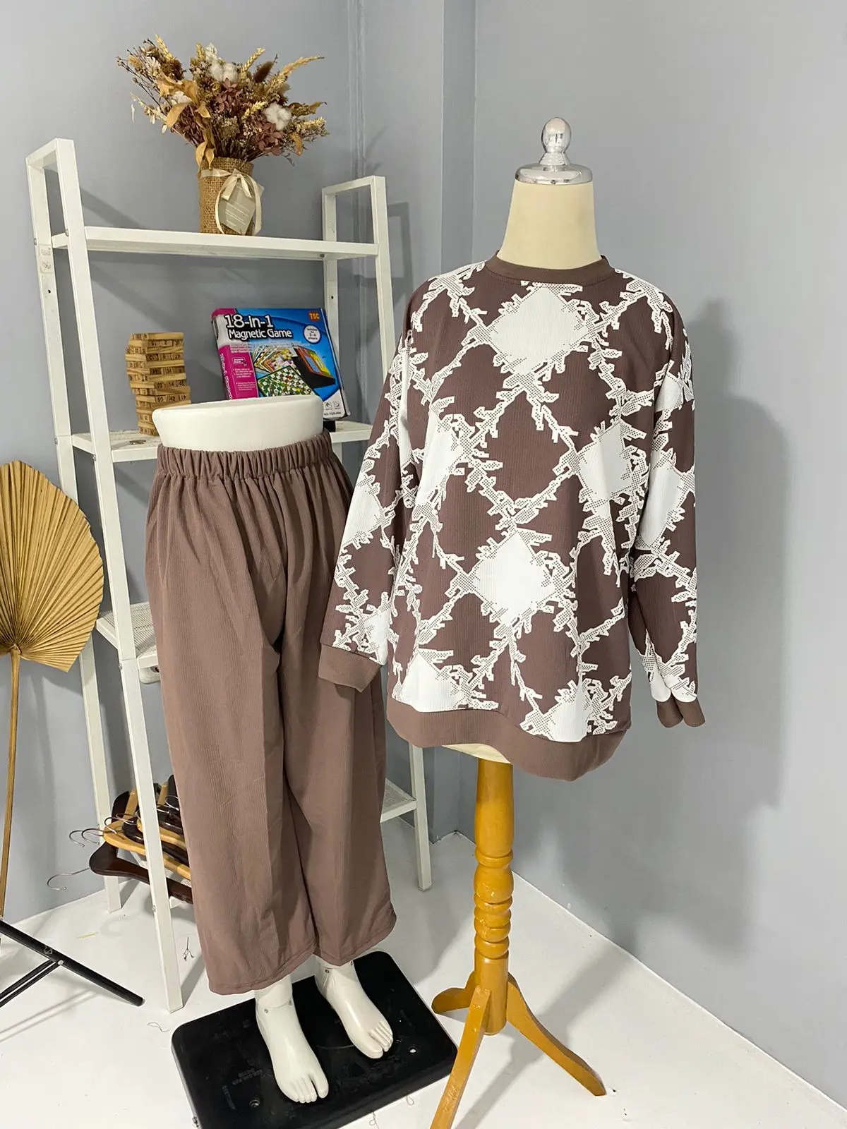 SETELAN KNIT RIB TERBARU ATASAN BAWAHAN