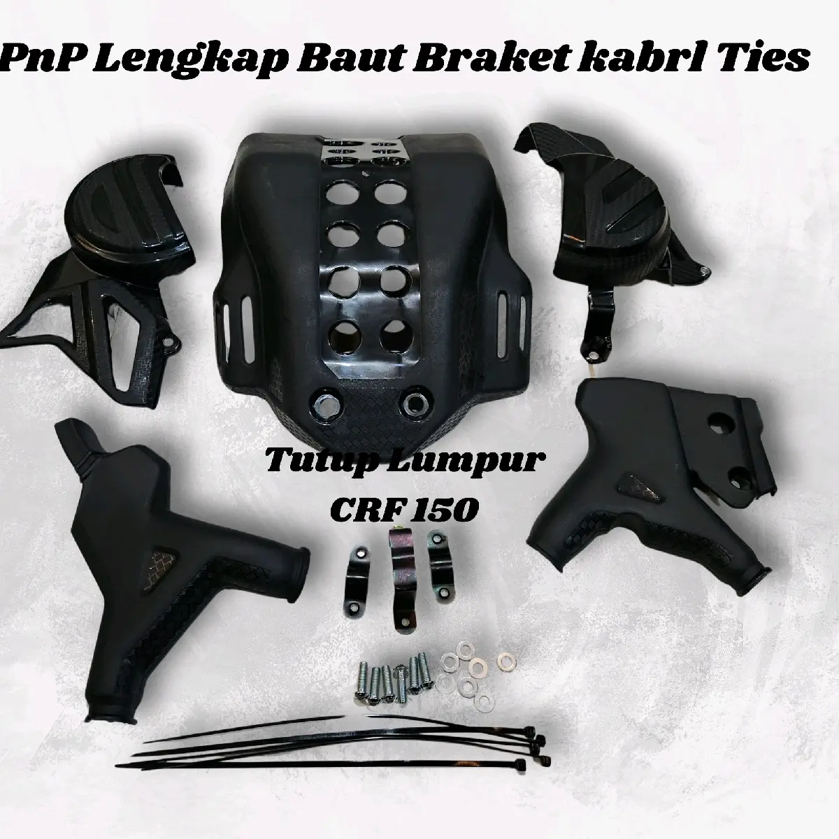 Cover mesin CRF 150l Full Set tutup lumpur crf