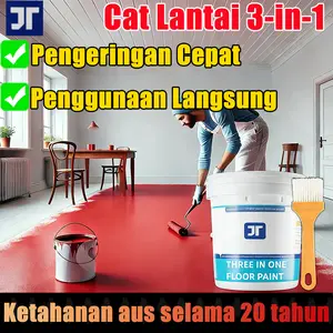 Tahan aus tahan tekanan tahan korosi dan aman Cat lantai JIANTAI COATING Anti selip dan tahan noda mudah dibersihkan cat tahan air untuk rumah cat lantai interior untuk pabrik kantor dan lantai semen
