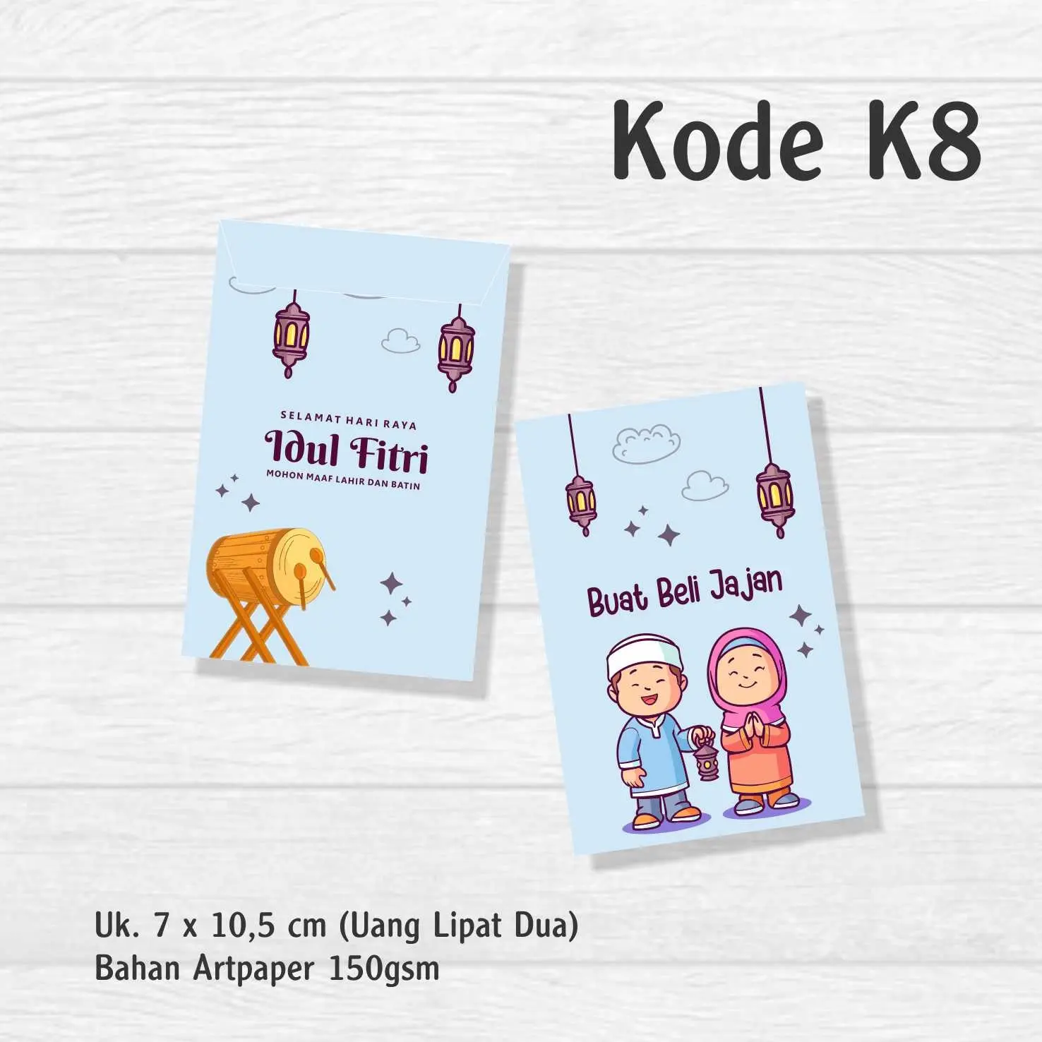 Angpau Lebaran Hari Raya Custom Kekinian Murah Paper Amplop