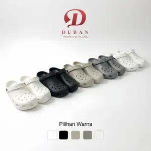 Duban Baim Sepatu Sandal Karet Pria Modern Tertutup Anti Licin Ringan Nyaman Empuk Awet Bahan Karet Premium | Men Modern Closed Rubber Sandals Anti Slip Lightweight Comfortable Soft Durable Rubber