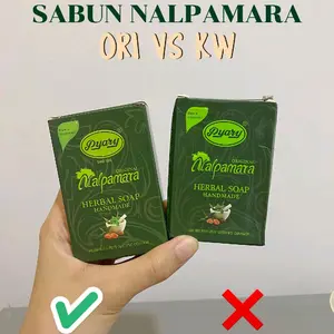 Nalpamara Sabun Arab Pyary soap original BPOM Mencerahkan kulit badan wajah Herbal soap sabun Kusam eksim kering merah gatal Membersihkan Wangi