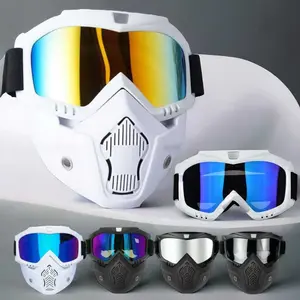 Goggle Kacamata Motocross MTB ATV Ski Goggles Dengan Masker Wajah - Gogle Kacamata Cross