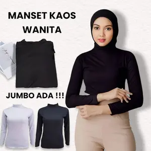 MANSET KAOS LENGAN PANJANG BAHAN JERSEY ZOYA