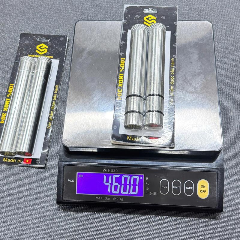  Cặp Cốt Inox 304 Đống Ghi Đông Chống Rung Tay Lái Wave Dream FuLed Sirus Ex - Phụ Kiện xe máy 