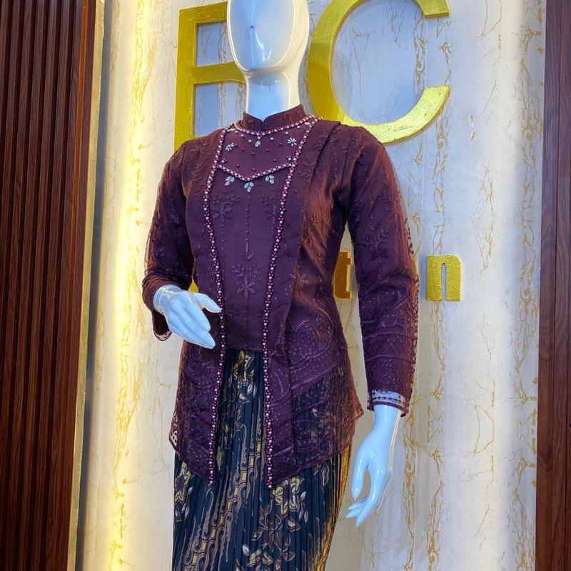 ￼kebaya kutu baru sanghai/kebaya modern/kebaya wisuda/kebaya tile/kebaya pesata 5